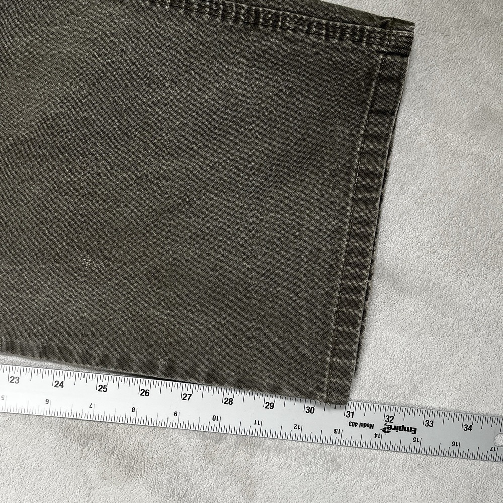 Dickies Carpenter Jeans Men's 38x31 Green Tough Denim Cotton Workwear - Picture 7 of 8